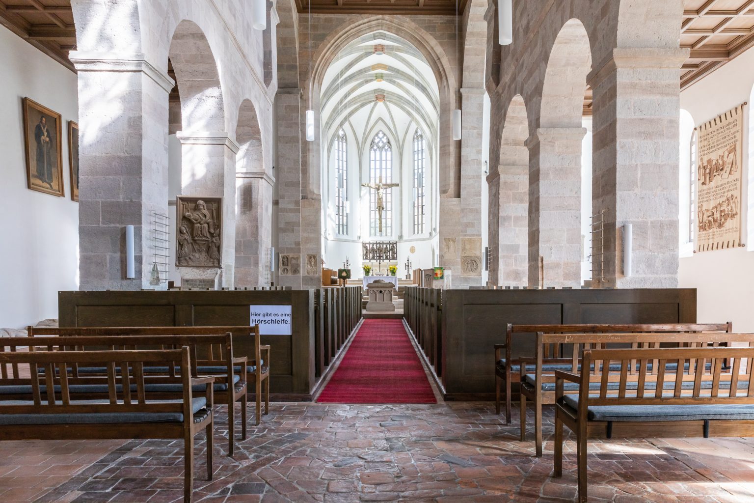 Das Innere des Heidenheimer Münsters